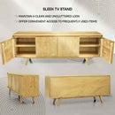 Acacia Harmony TV Stand with Storage for TVs up to 80 Inches