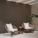 Hausvita Acoustic Solid Wood Slat Wall Panels ( 2 Panels Per Box )