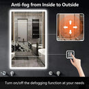 Hausvita Deluxe Edge Glow LED Bathroom Mirror