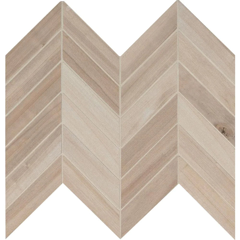 MSI Havenwood Beige Chevron Mosaic Porcelain Wall and Floor Tile