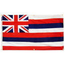 Hawaii Flag with Grommets Along the Edges for Wall Hanging by Flagman of America