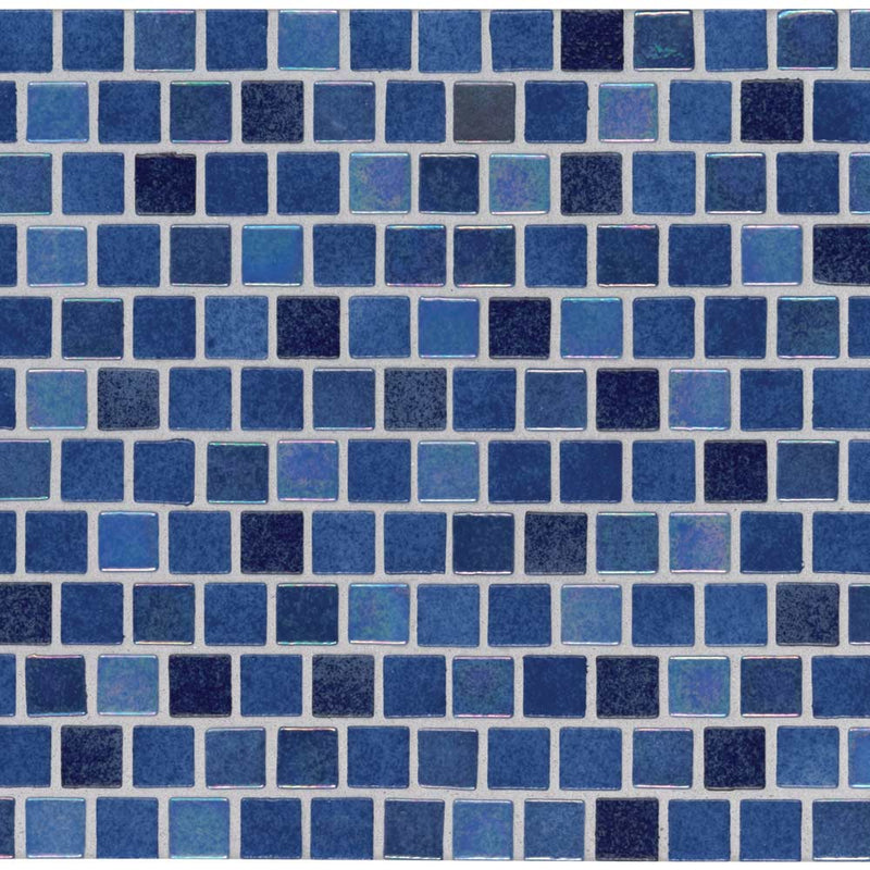 MSI Hawaiian Blue Glass Mosaic Tile 11.81"x11.81"