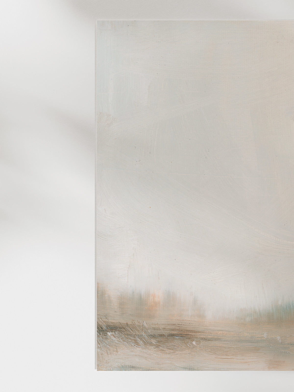 Hazy Landscape, close-up of the surface