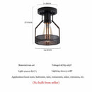GobekUsa Industrial Retro Ceiling Light for Hotel Bar and Home Decor