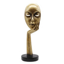 GobekUsa Lady Face Abstract Art Sculpture Resin Ornaments for Home Decor