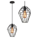 GobekUsa Birdcage Diamond Ceiling Pendant Light Chandelier for Home Living Room Decor