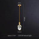 GobekUsa Gold Crystal Pendant Light Chandelier for Living Room Kitchen LED Art Deco