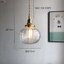 GobekUsa Glass Ball Pendant Light: Nordic Modern LED Lamp for Bedroom and Bathroom