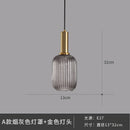 GobekUsa Glass Pendant Lights: Nordic Style Bedroom Kitchen Hanging Lamp