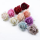 GobekUsa 6CM Roses Head DIY Wedding Decor Flowers Home Decor Artificial Flowers