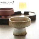 GobekUsa Handmade Retro Floral Ceramic Snack Bowl - Eco-Friendly Porcelain Bowl