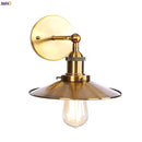 GobekUsa Antique Gold Rustic Wall Lamps Bathroom Stair Mirror Light Loft Decor Industrial