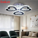 GobekUsa Crystal Nordic LED Ceiling Chandelier for Modern Indoor Lighting