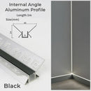 GobekUsa 1M Frameless Embedded LED Aluminum Profile for Linear Strip Lights