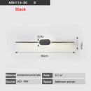 GobekUsa LED Wall Lamps - White/Black Iron & Aluminum Base, Acrylic Shade, Mirror Lights