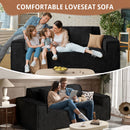 Convertible Sofa Bed Loveseat Set — Deep Seat, No Assembly
