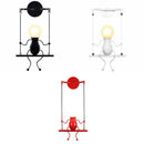GobekUsa Creative LED Wall Light Indoor Wall Sconce Modern Art Decor Iron E27