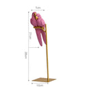 GobekUsa Lucky Parrot Resin Ornament - Modern Nordic Home Decor Gift