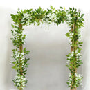 GobekUsa Artificial Flowers Christmas Wedding Home Garden Rose Arch Decorations