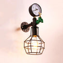 GobekUsa Industrial Retro Wall Light: Steam Punk Lighting Fixtures for Home Decor