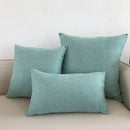 GobekUsa Ivory Sofa Cushion Cover Solid Basic 30x50cm - 60x60cm