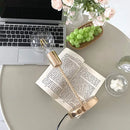 GobekUsa Golden Modern LED Desk Lamp, College Dorm Study Table Light