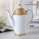 GobekUsa Bone China Tea Pot: Elegant European Porcelain Coffee Pot for Tea Lovers.