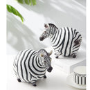 GobekUsa Big Belly Zebra Resin Sculpture: Modern Decor for Home, Office, Living Room