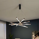 GobekUsa LED Stair Chandelier: Modern, Simple, Villa Hall, Hotel Decor, Indoor Lighting