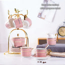 GobekUsa Gold Porcelain Coffee & Tea Set - Luxury Bone China Porcelain Coffeeware