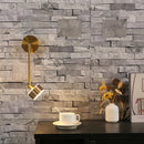 GobekUsa Adjustable Direction Simple LED Wall Light - Nordic Gold Iron Art Wall Lamp