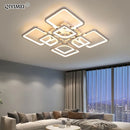 GobekUsa LED Chandelier: Remote Dimmable Indoor Lighting for Bedroom, Restaurant, Living Room
