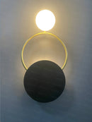 GobekUsa Golden Ring Sconce Lights Fixture for Bedroom Living Room Hallway Decor