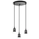 GobekUsa Industrial Loft LED Bar Pendant Light with E27 Socket for Kitchen Dining Room