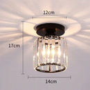 GobekUsa Crystal Aisle Corridor Ceiling Light - Modern Luxury Indoor Hang Lamp