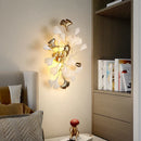 GobekUsa Ginkgo Leaf Wall Lamp: Modern Luxury for Bedroom, Living Room & Corridor