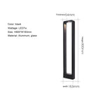 GobekUsa 7W LED Aluminum Garden Bollard Light for Outdoor Landscape Courtyards