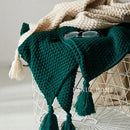 GobekUsa Knitted Woolen Ball Blanket - Super Warm Cozy Sofa Throw Blanket