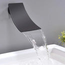 GobekUsa Black Bathroom Faucet: 2 Function Wall Mount Hot Cold Shower Bathtub Facuet.
