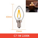 GobekUsa Dimmable LED Candle Light Bulb for Home Decor Lighting