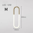 GobekUsa Gold Pendant Lights Energy Saving for Living Room Hanglamp