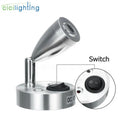 GobekUsa LED Spot Reading Light 2pcs DC12V 3W 6000K Cold White for RV Caravan Camp Boat