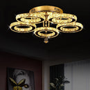 GobekUsa Crystal Nordic LED Ceiling Chandelier for Modern Indoor Lighting