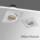 GobekUsa Adjustable LED Ceiling Downlight Frame with GU10/MR16 Holder for Spot Lighting