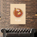 GobekUsa Japanese Narutomaki Ramen Wall Art Print for Modern Home Decoration