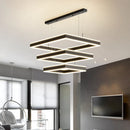GobekUsa Large Chandelier: Nordic Loft Staircase Pendant Light