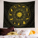 GobekUsa Constellation Zodiac Tapestry: Astrology Wall Decor for Witchcraft Room & Dorm