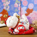 GobekUsa Ceramic Maneki Neko Piggy Bank: Creative Home Decor & Lucky Cat Business Gift