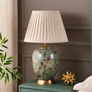 GobekUsa American Style Ceramic Table Lamp Bedroom Living Room Study Tea Table Lamp