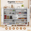 Shoe Storage Cabinet — 6-Tier Modular Organizer with Adjustable Shelves
